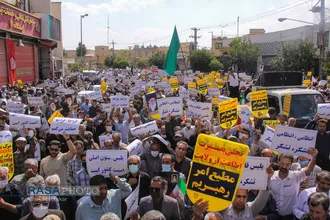 راهپیمایی نمازگزاران شیراز در محکومیت آشوبگری&zwnj;های اخیر