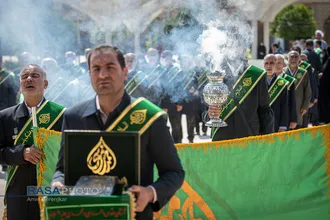 مراسم شکرانه بازگشایی حرم مطهر احمد بن موسی (ع) در شیراز&lrm;