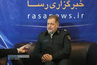 مهمانان رسا در آخرین روز بیست و چهارمین نمایشگاه مطبوعات و رسانه های ایران