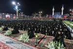 آیین خطبه&zwnj;خوانی شب شهادت امام رضا (ع) در حرم مطهر رضوی