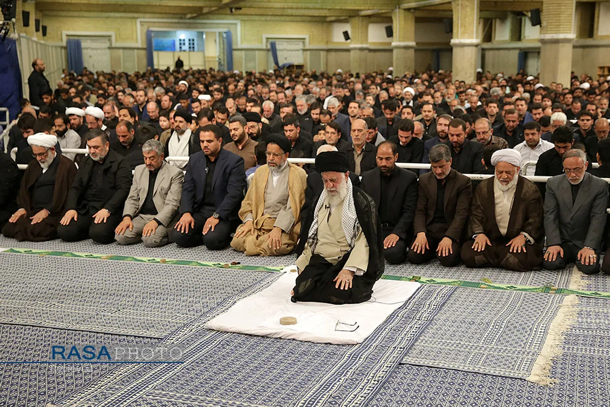 مراسم سوگواری سالروز شهادت مولای متقیان امام علی(ع) با حضور مقام معظم رهبری