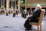آخرین دیدار رئیس&zwnj;جمهور و هیئت دولت دوازدهم با رهبر انقلاب