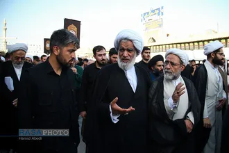 تشییع همسر آیت الله شبیری زنجانی