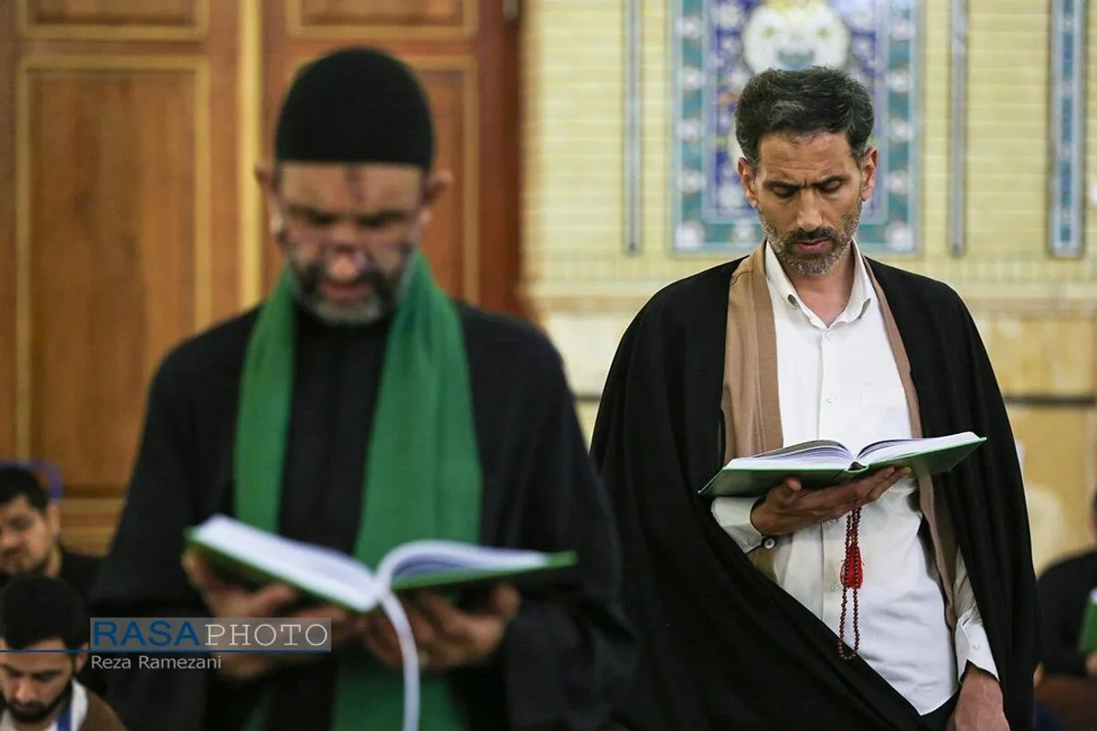 مراسم معنوی اعمال "ام داوود" در مسجد مقدس جمکران