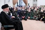 دیدار جمعی از فرماندهان ارشد نیرو&zwnj;های مسلح با فرمانده کل قوا