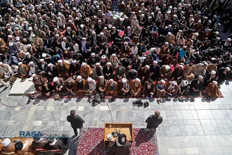 تجمع بزرگ علما، اساتید و طلاب حوزه علمیه قم با عنوان "جهاد بزرگ برای ساختن ایران اسلامی بزرگ"
