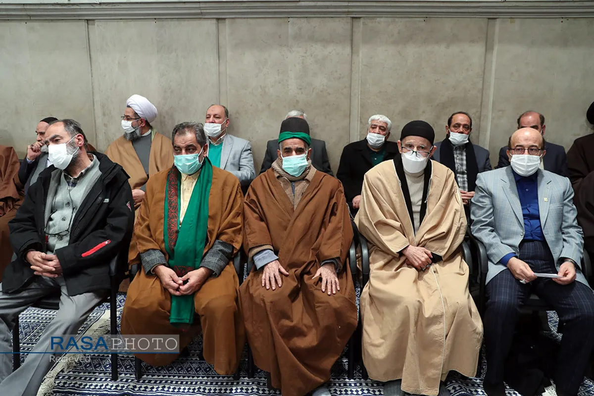 دیدار مداحان اهل&zwnj;بیت (علیهم&zwnj;السلام) با مقام معظم رهبری