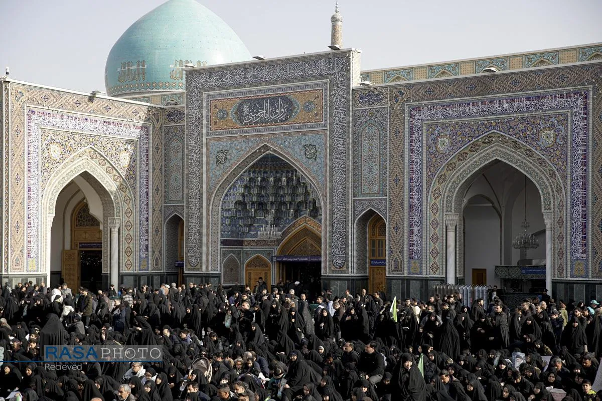 مجلس عزای شهادت رهبر معظم انقلاب (ره) در حرم مطهر رضوی