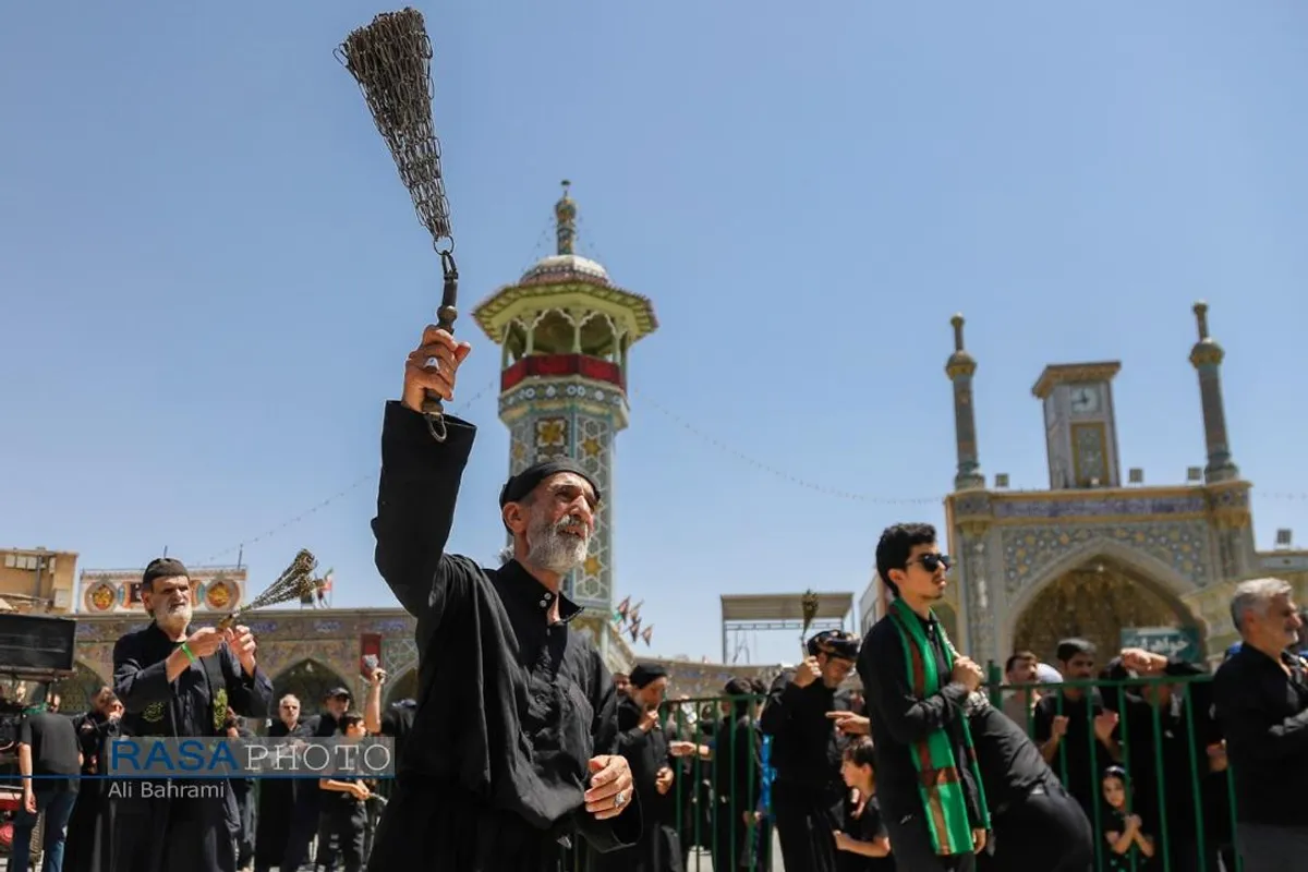 عزاداری روز شهادت حضرات پیامبر اعظم و امام حسن مجتبی (علیهما&zwnj;السلام) در قم
