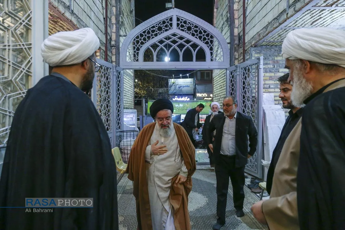 مراسم ختم ابوالزوجه آیت الله کعبی در قم