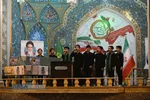 مراسم سالگرد شهادت حاج قاسم سلیمانی و ابومهدی المهندس در حرم کریمه اهلبیت (ع)