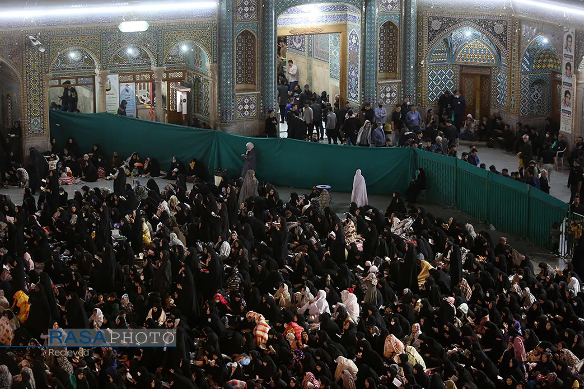 مراسم شب بیست و سوم ماه مبارک رمضان در حرم کریمه اهل بیت (سلام الله علیها)