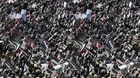 Thousands rally in Sana’a to mark anniv. of Sep. 21 revolution