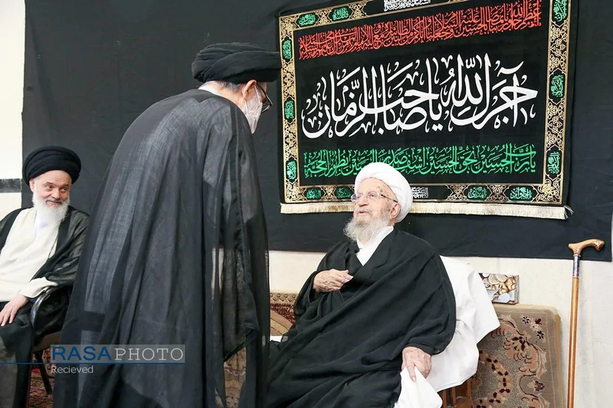 مراسم عزاداری دهه اول محرم در دفتر حضرت آیت الله مکارم شیرازی