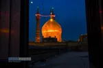 آیین تعویض پرچم حرم در شب وفات حضرت معصومه (سلام الله علیها)