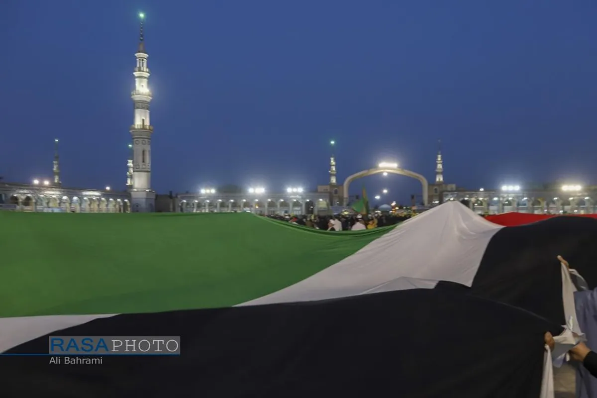 اجتماع بزرگ مردمی انا علی العهد