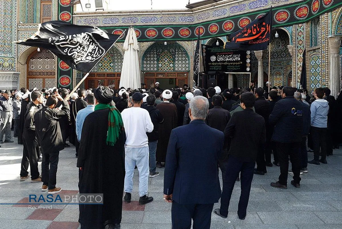 حرم کریمه اهلبیت (س) در روز شهادت حضرت زهرا (سلام&zwnj;الله&zwnj;علیها)