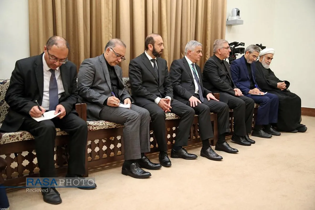 دیدار نخست وزیر ارمنستان با رهبر معظم انقلاب