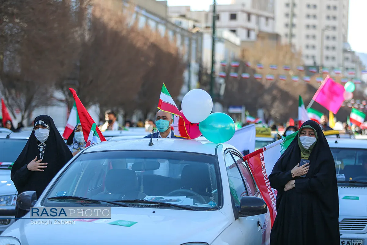 راهپیمایی یوم الله ۲۲ بهمن در مشهد مقدس