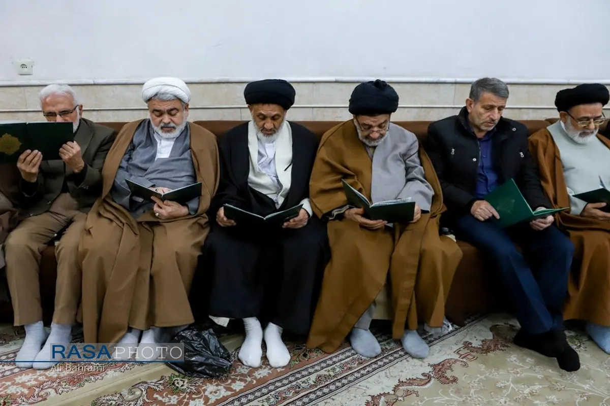 مراسم ختم مرحوم حجت الاسلام سقای بی&zwnj;ریا در قم