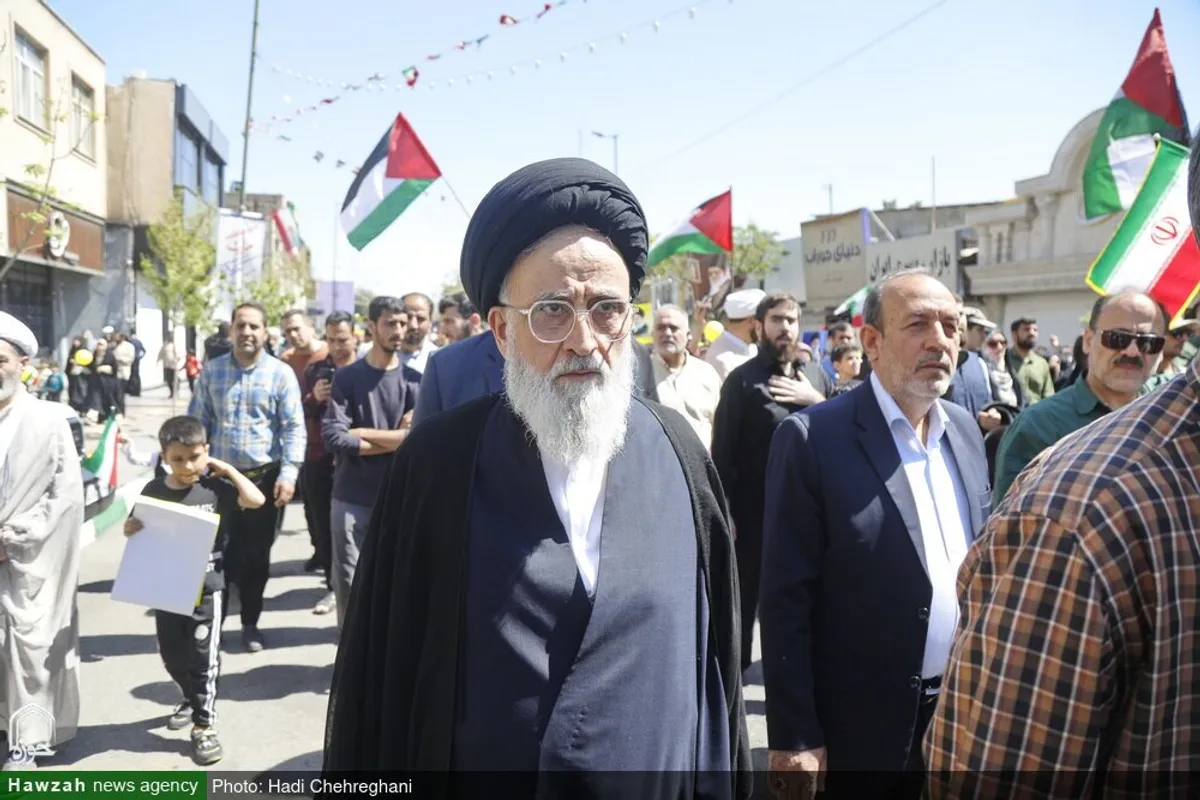 حضور شخصیت های حوزوی در راهپیمایی روز جهانی قدس
