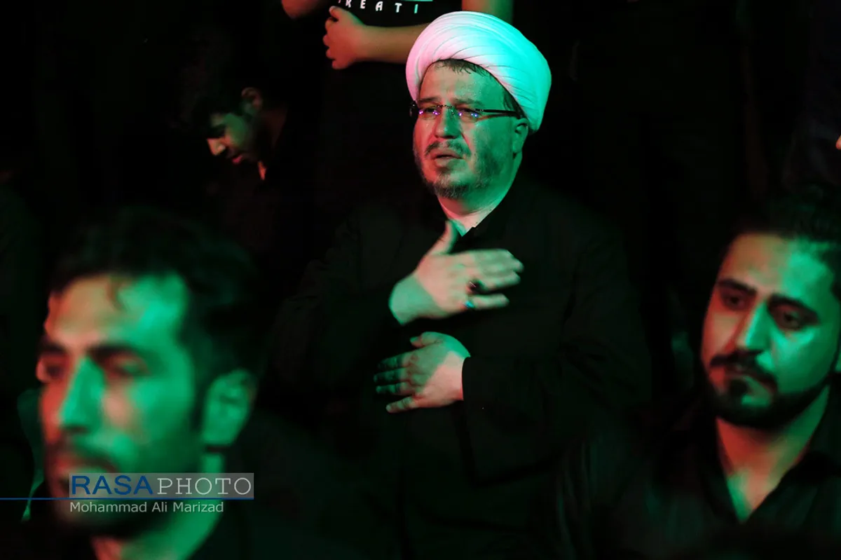 عزاداری هیئت رزمندگان اسلام در قم
