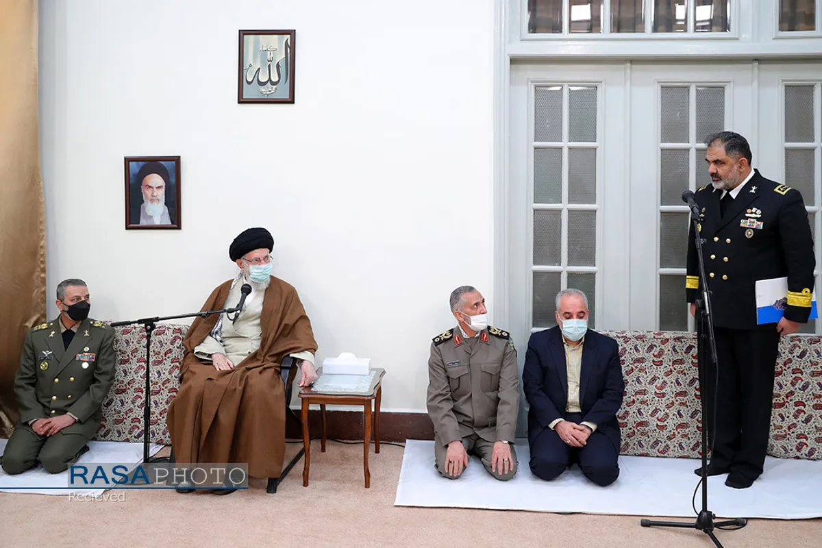 دیدار فرماندهان نیروی دریایی ارتش با فرمانده کل قوا