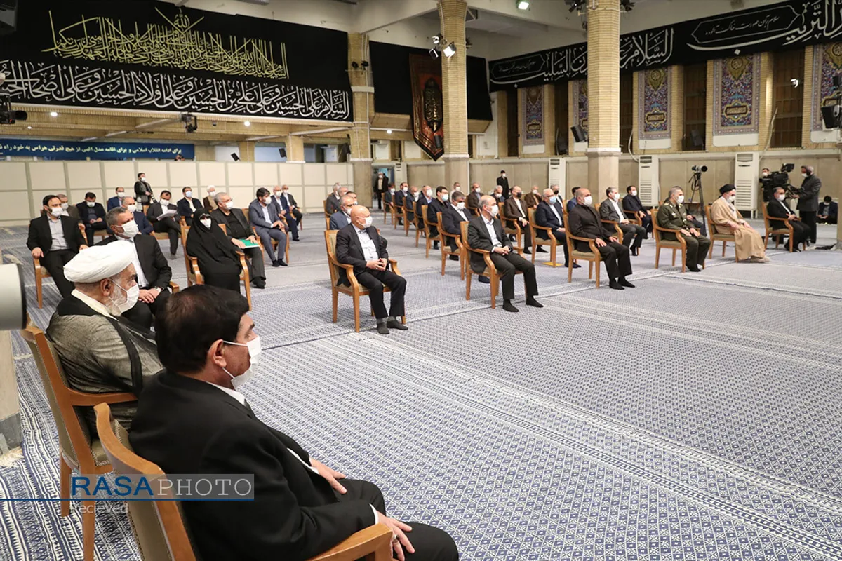 دیدار رئیس&zwnj;جمهور و اعضای هیئت دولت با مقام معظم رهبری