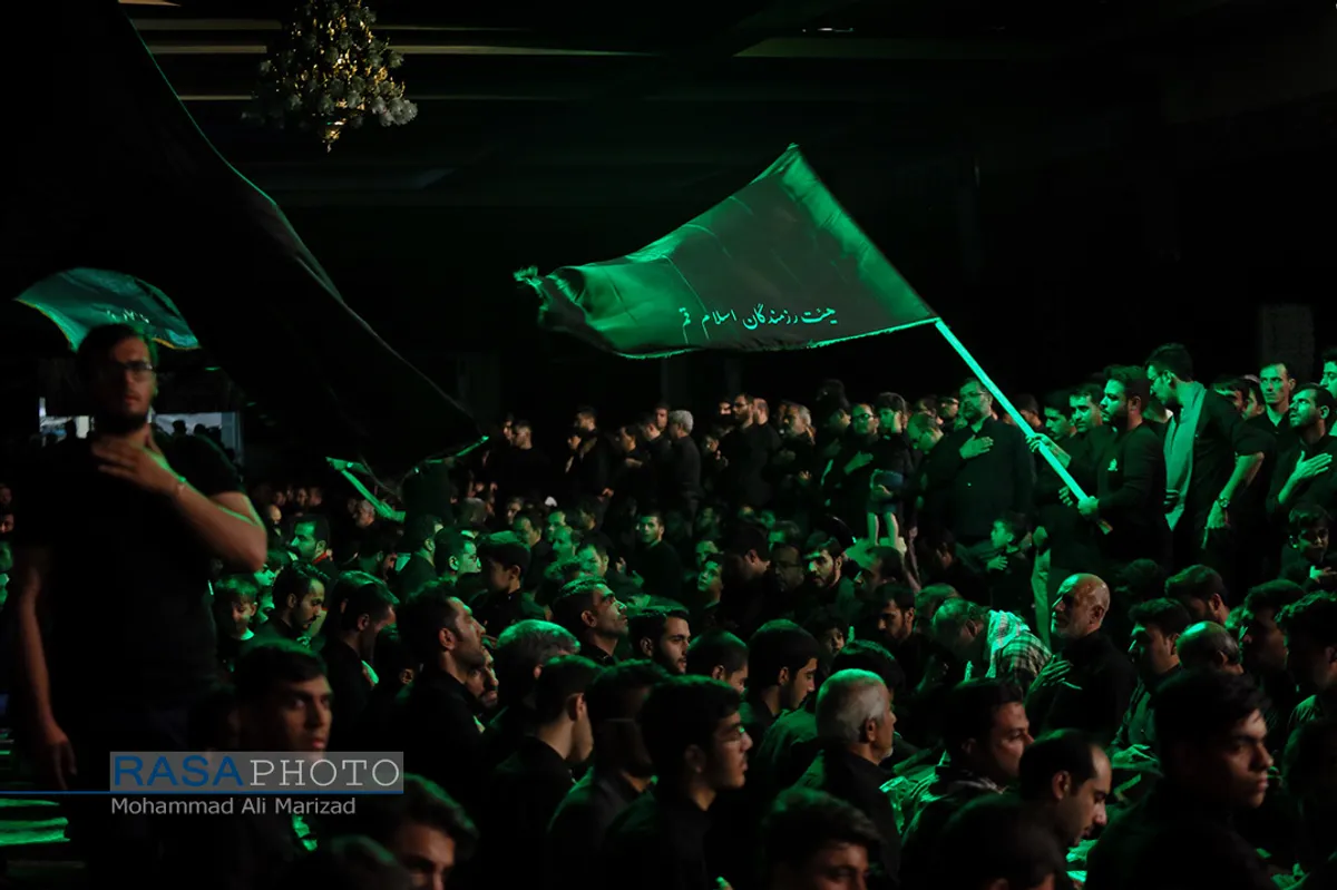 عزاداری هیئت رزمندگان اسلام در قم