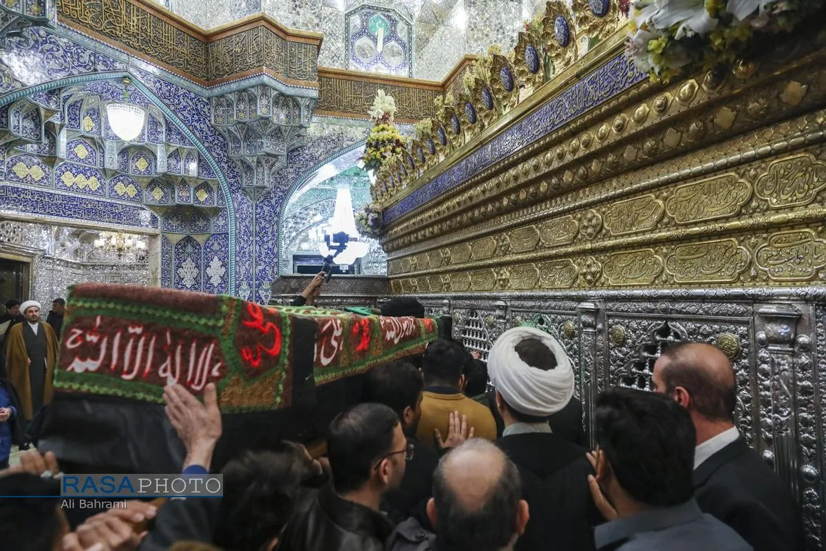 تشییع پیکر آیت الله سیدهادی حسینی سیستانی برادر حضرت آیت&zwnj;الله سید علی سیستانی