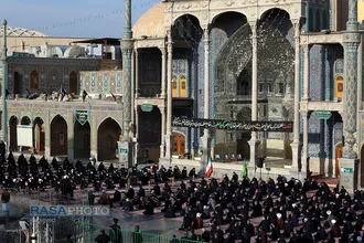 خطبه&zwnj;خوانی خادمان حرم کریمه اهل&zwnj;بیت (س) در روز شهادت امام موسی کاظم (ع)