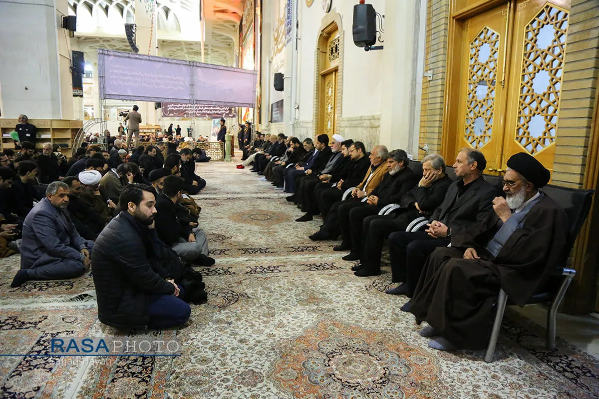 مراسم گرامیداشت عروج یافتگان حادثه هواپیمای اوکراینی
