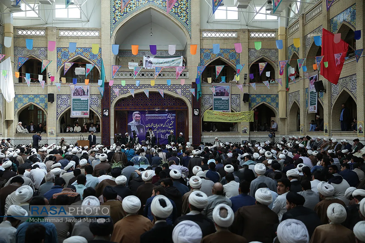 تجمع طلاب خراسان در حمایت از سپاه