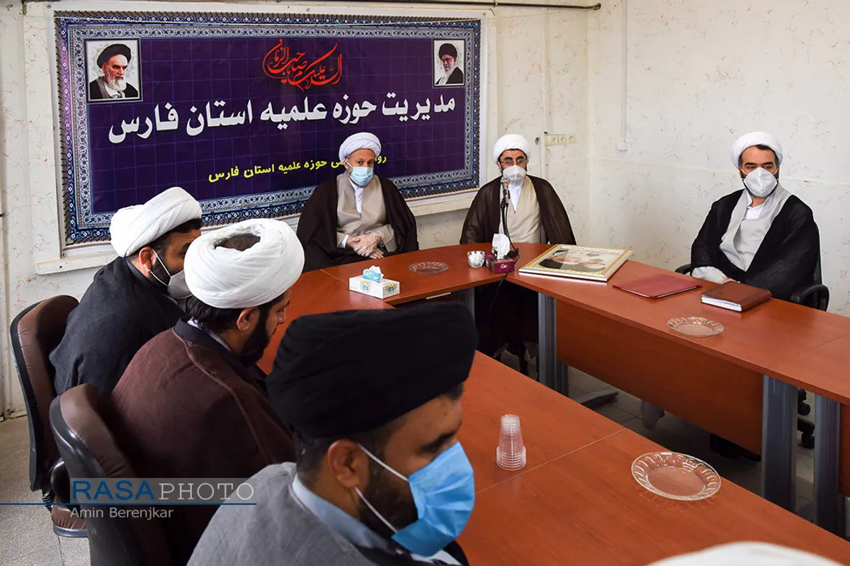 مراسم معارفه معاونان حوزه علمیه استان فارس&lrm;