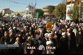 خروش مردم قم در محکومیت اغتشاشات