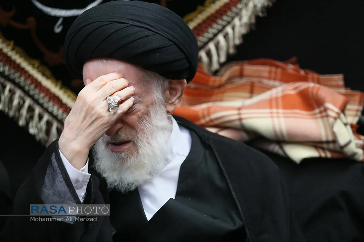 عزاداری روز هشتم محرم در بیت حضرت آیت الله شبیری زنجانی