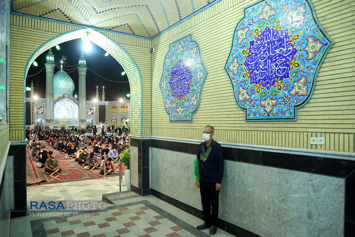 احیاء شب نوزدهم ماه مبارک رمضان در حرم امام زاده هلال بن علی