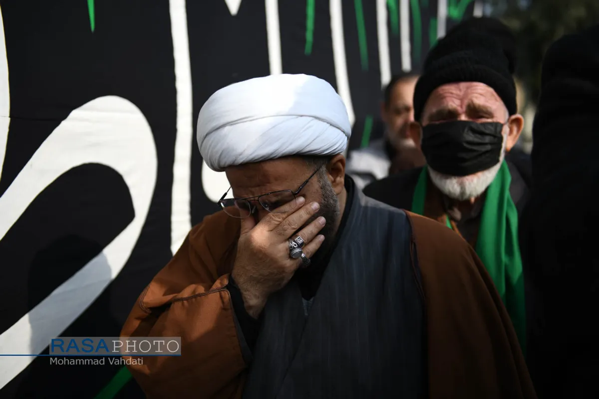 عزاداری شهادت حضرت زهرا (سلام الله علیها) با حضور حضرت آیت الله وحید خراسانی