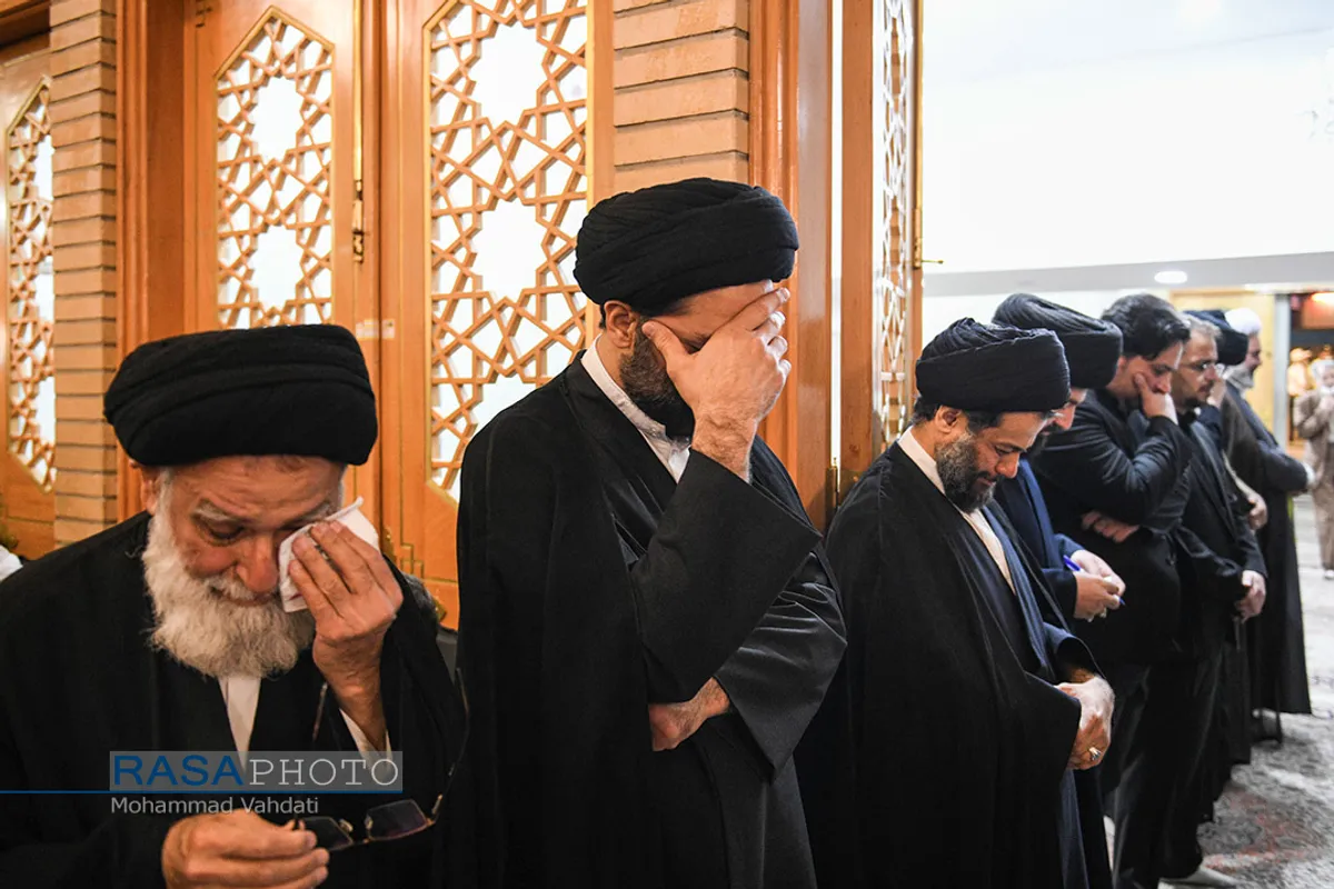 مراسم چهلمین روز ارتحال آیت الله علوی گرگانی