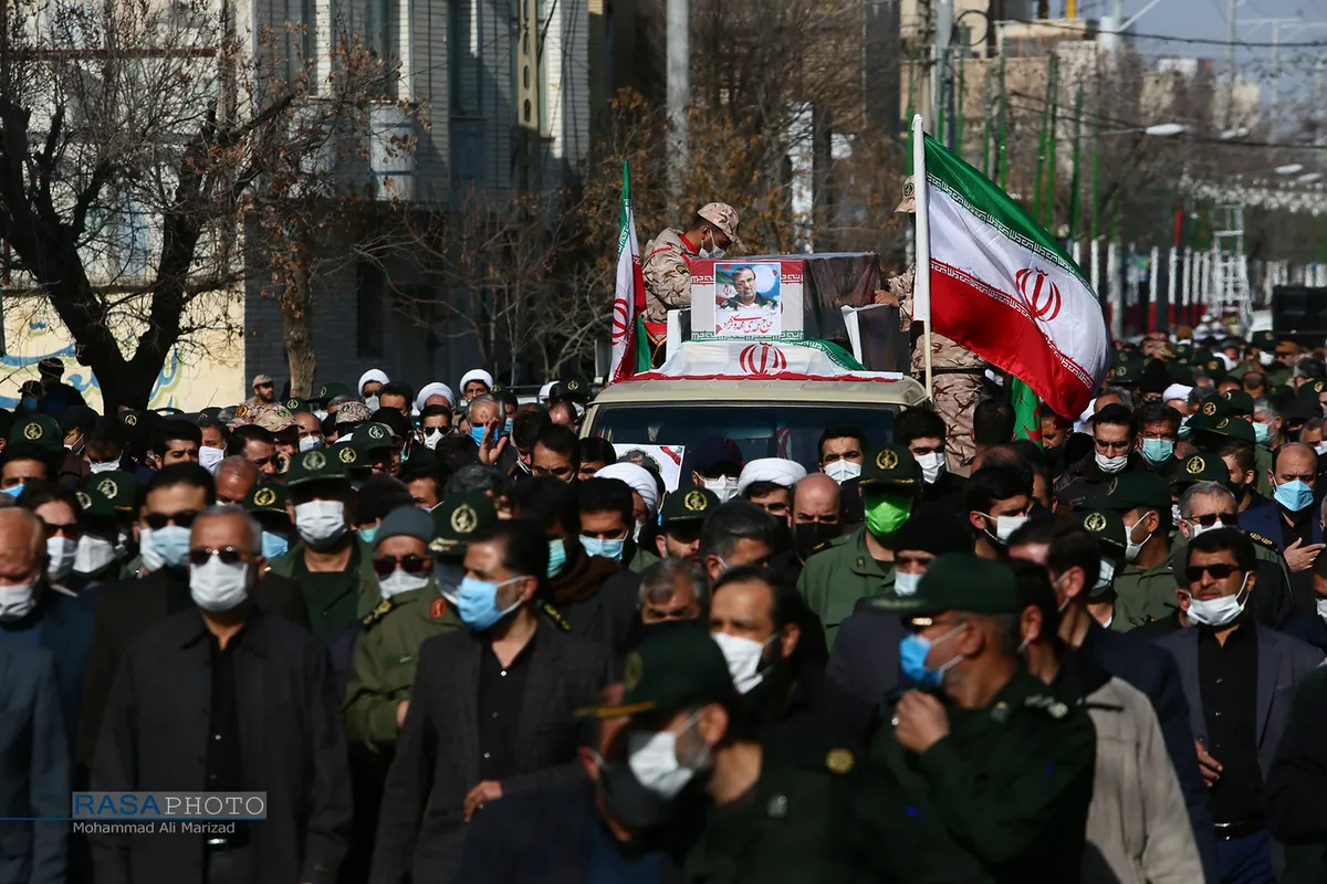 تشییع پیکر مطهر سردار مهدی مهدوی نژاد