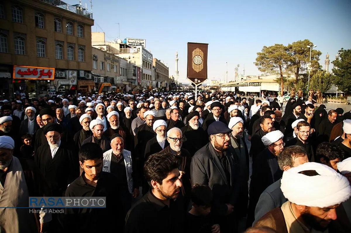 تشییع همسر آیت الله شبیری زنجانی