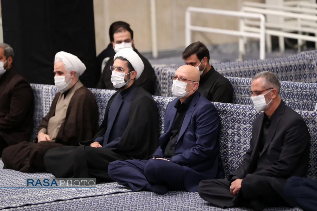 عزاداری اربعین حسینی هیئت&zwnj;های دانشجویی در حسینیه امام خمینی (ره) با حضور مقام معظم رهبری