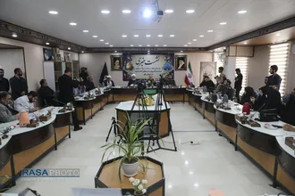 نشست خبری رئیس ستاد برگزاری مراسم تشییع امام شهید در استان قم