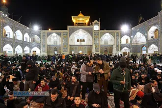 احیا شب ۲۱ ماه مبارک رمضان در حرم حضرت معصومه (سلام&zwnj;الله&zwnj;علیها)