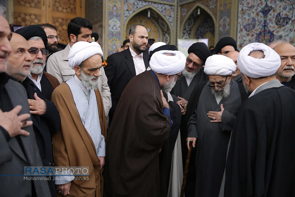 تشییع پیکر آیت&zwnj;الله موسوی خلخالی در مشهد