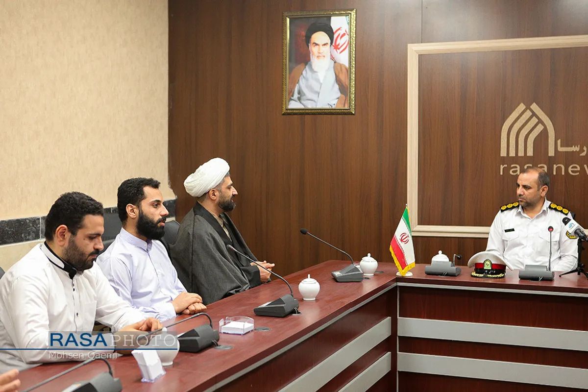 بازدید رئیس پلیس راهور استان قم از خبرگزاری رسا