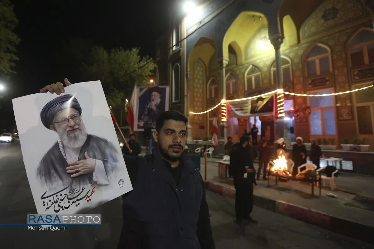 برپایی ایستگاه&zwnj;های صلواتی در پی شهادت رهبر انقلاب