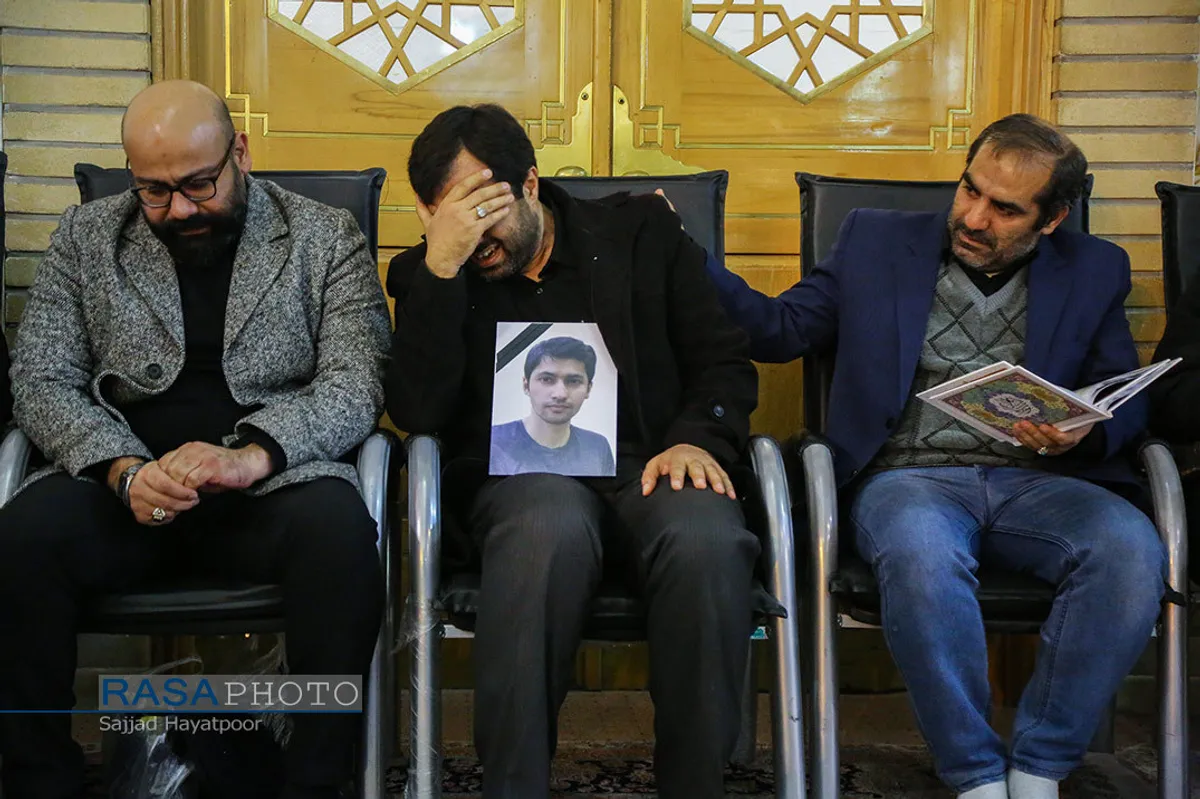 مراسم گرامیداشت عروج یافتگان حادثه هواپیمای اوکراینی