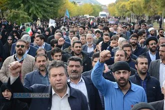 راهپیمایی مردم لرستان در محکومیت اغتشاشات و اقدامات آشوبگرانه