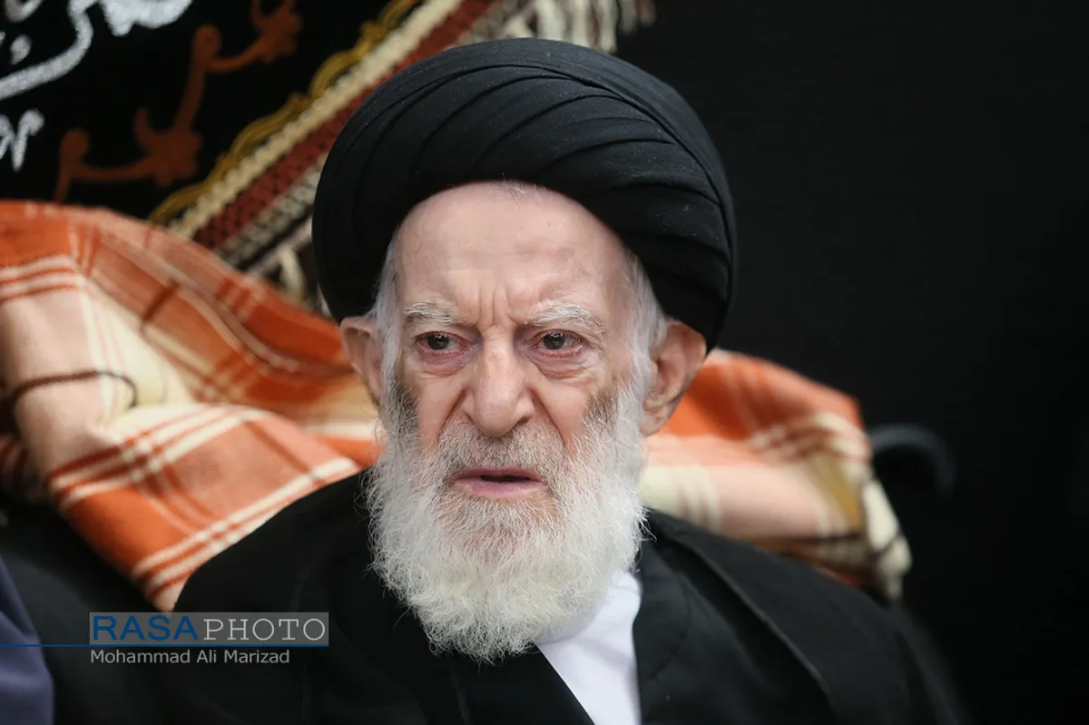 عزاداری روز هشتم محرم در بیت حضرت آیت الله شبیری زنجانی
